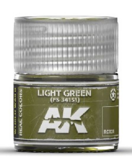 Picture of Real Colors: Light Green FS34151 Acrylic Lacquer Paint 10ml Bottle