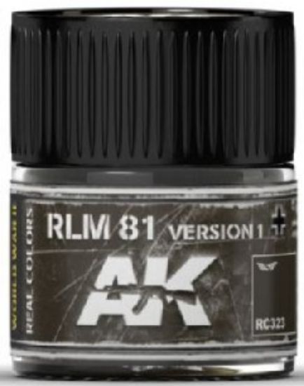 Picture of Real Colors: RLM81 Version 1 Brown Acrylic Lacquer Paint 10ml Bottle