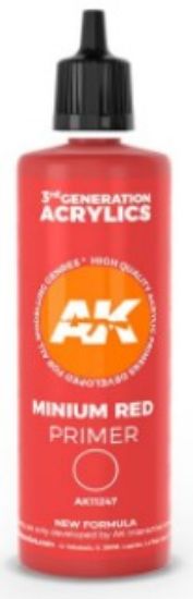 Picture of Minium Red Acrylic Primer 100ml Bottle