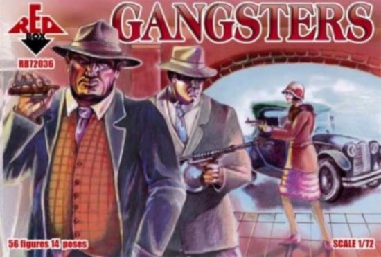 Picture of Model Figures - American Gangsters- 1:72 -Red Box
