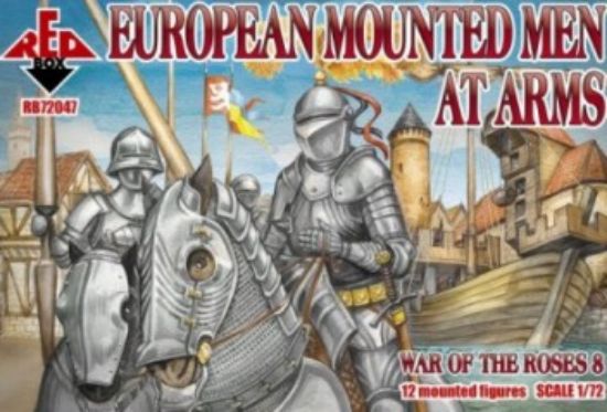 Picture of Model Figures - War of The Roses 8 European Mounted Men-at-Arms- 1:72