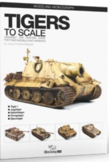 Picture of Modeling Monograph: Tigers to Scale Assembly & Painting Guide Book (Semi-Hardback)