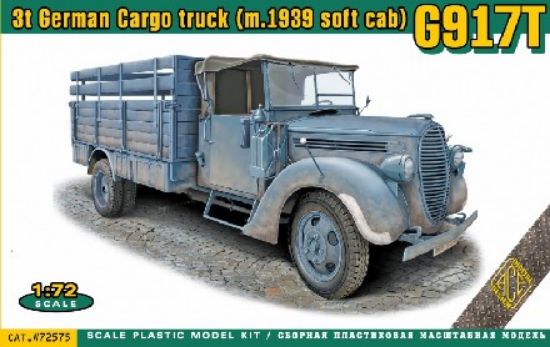 Picture of 1/72 German G917T (m.1939 soft cab) 3-Ton Cargo Truck
