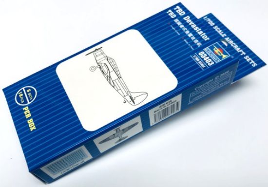 Picture of Trumpeter 3403 TBD Devastator 1/700 Scale Aircraft Set for Model Ship Kits