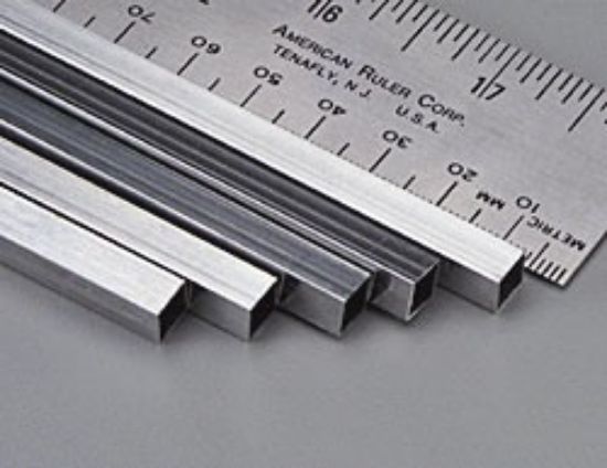 Picture of Value Brand G3309376 GRAINGER Approved Aluminum Tubes Tubing, square,15/64 in. Inside sq.