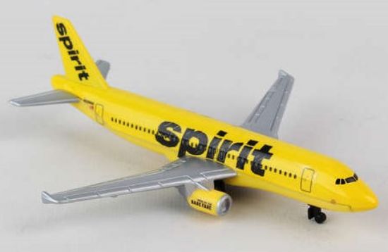 Picture of Spirit Airlines Airbus A320 (5" Wingspan) (Die Cast)