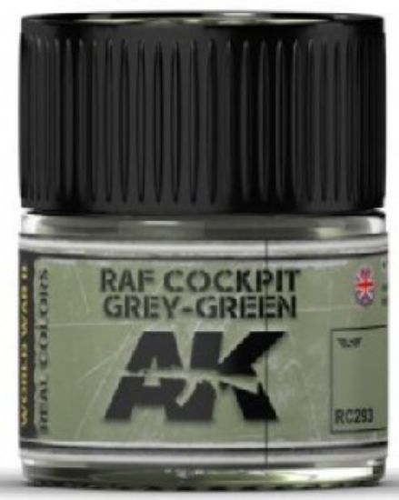 Picture of Real Colors: RAF Cockpit Grey-Green Acrylic Lacquer Paint 10ml Bottle