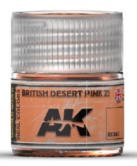 Picture of Real Colors: British Desert Pink Z1 Acrylic Lacquer Paint 10ml Bottle