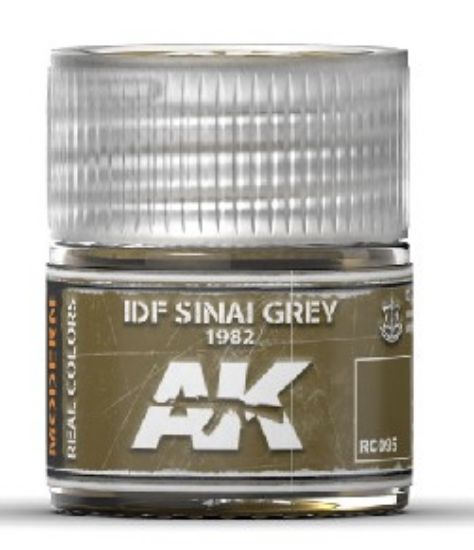 Picture of Real Colors: IDF Sinai Grey 1982 Acrylic Lacquer Paint 10ml Bottle