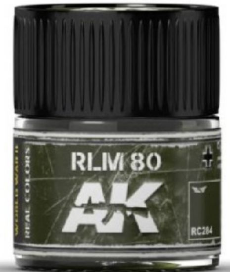 Picture of Real Colors: RLM80 Green Acrylic Lacquer Paint 10ml Bottle