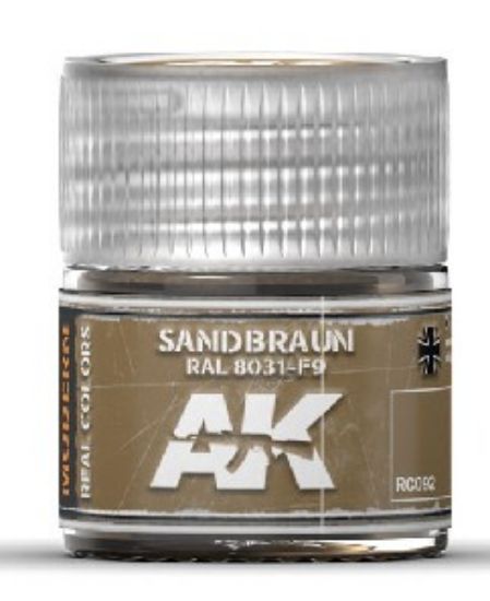 Picture of Real Colors: Sandbraun RAL8031 F9 Acrylic Lacquer Paint 10ml Bottle
