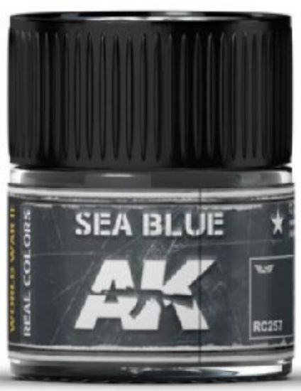 Picture of Real Colors: Sea Blue Acrylic Lacquer Paint 10ml Bottle