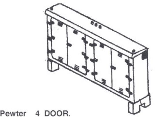 Picture of HO Electric Relay 4-Dr Cabinet