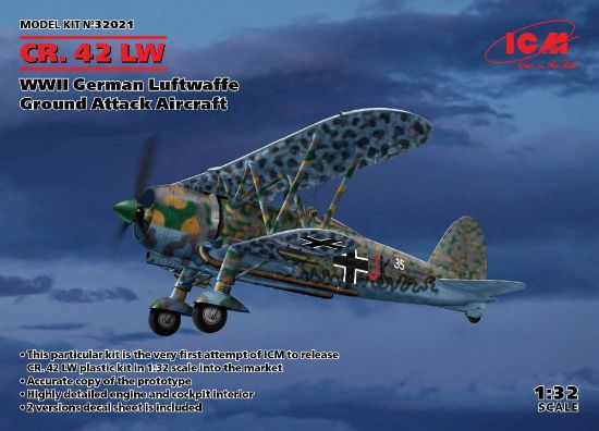 Picture of 1/32 WWII German Luftwaffe CR42 LW Ground Attack Aircraft (New Tool) (NOV)