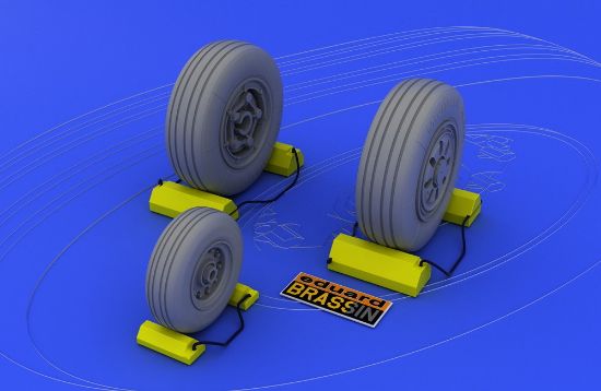 Picture of 1/48 Aircraft- F22A Wheels for HSG