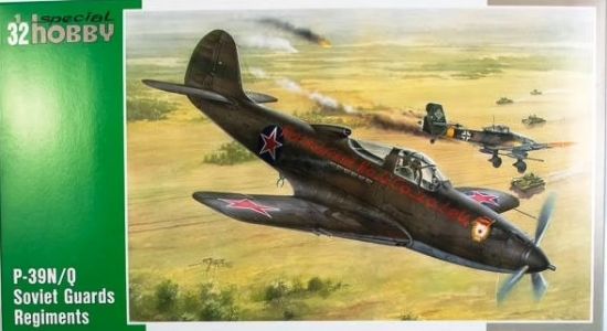 Picture of P39N/Q Soviet Guards Regiments Fighter -- Plastic Model Airplane Kit -- 1/32 Scale -- #32028