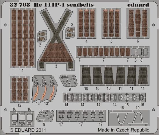 Picture of Heinkel He 111 Seatbelts (designed to Be Assembled with