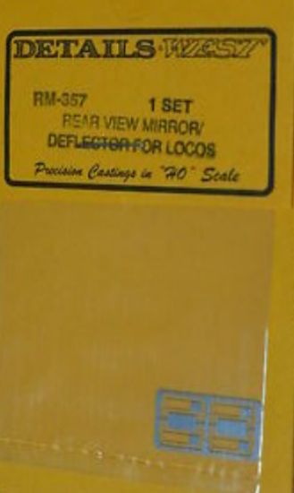 Picture of HO Rear View Mirror/Deflector for Locos (1 Set)