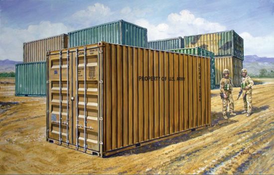 Picture of Italeri 1/35 20' Military Container 6516S