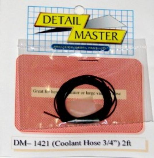 Picture of Detail Master 3ft. Coolant Hose Black -- Plastic Model Vehicle