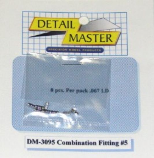 Picture of Detail Master Combination Fitting #5 (8PC) -- Plastic Model Vehicle