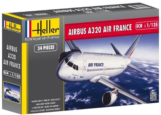 Picture of Heller 80448 Airbus A320 Air France New Airplane Plastic Model Kit