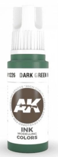Picture of Dark Green Ink Acrylic Paint 17ml Bottle