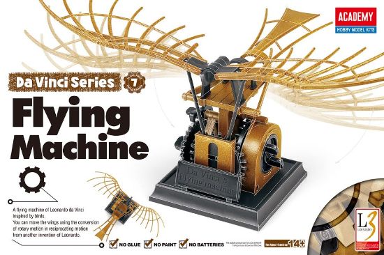 Picture of DaVinci Flying Machine (Approx 9"Wingspan) (Snap)