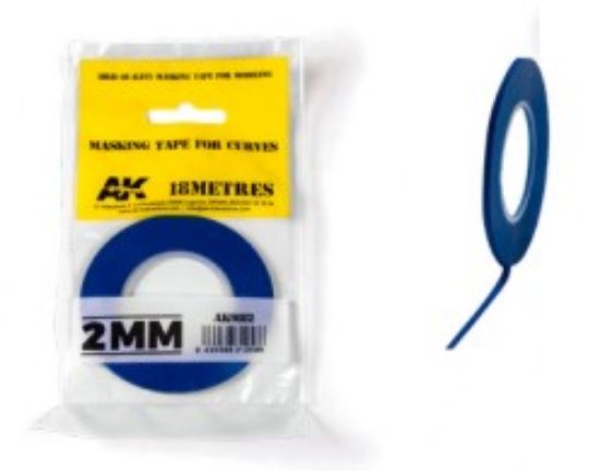 Picture of Blue Masking Tape for Curves 2mm