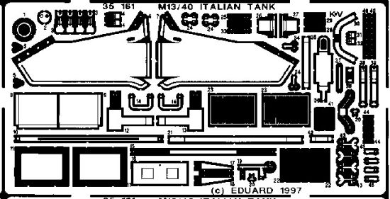 Picture of M13/40 Tank (designed to Be Assembled with Model Kits FR