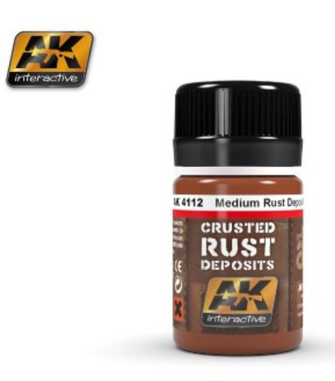 Picture of Medium Rust Crusted Deposits Enamel Paint 35ml Bottle