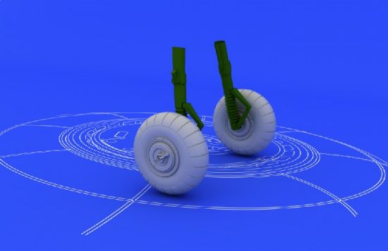 Picture of Messerschmitt BF 110C/Bf 110D Wheels (designed to Be Use