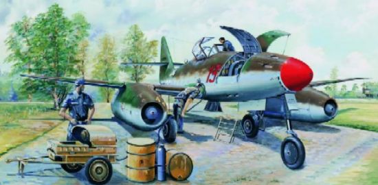 Picture of Visible Me-262A-1A Fighter, 1/32 by Trumpeter, Model Airplane