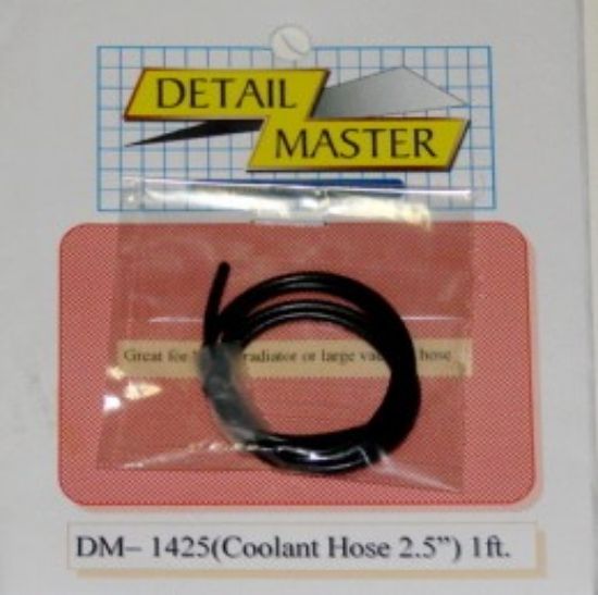 Picture of Detail Master 2ft Coolant Hose Black (2'' Dia.) -- Plastic Model
