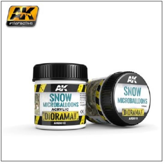 Picture of Diorama Series: Snow Microballoons Powder Texture, 200ml by AK Inter