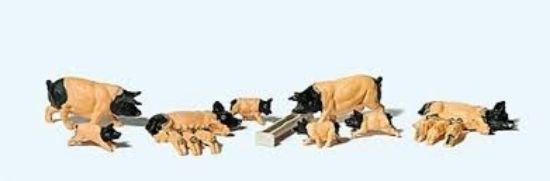 Picture of Preiser Figures Preiser 10149 Domestic Pigs