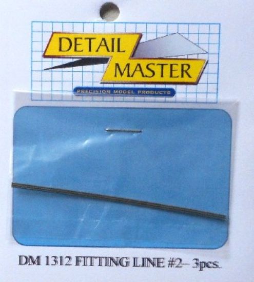 Picture of Detail Master Fitting Line #2 .025'' (5PC) -- Plastic Model Vehicle