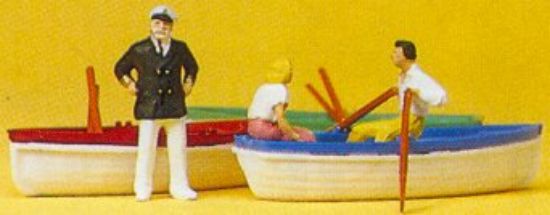 Picture of Preiser Figures Preiser 10072 Boat Rental with 3 Boats