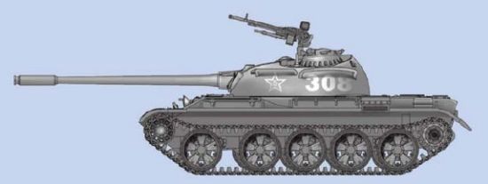 Picture of Chinese Type 59 MBT, 1/72 by Trumpeter, Model Vehicle