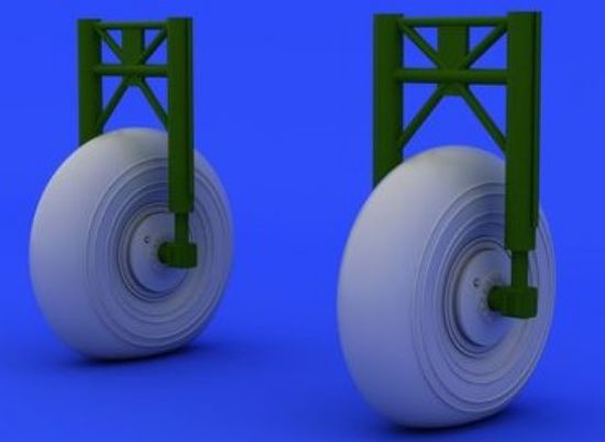 Picture of 1/72 Aircraft- Beaufighter Mk X Wheels for ARX (Resin)