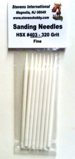 Picture of 320 Grits Fine Sanding Needles (8/Bag)