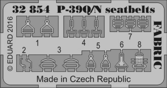 Picture of 1/32 Aircraft- Seatbelts Fabric-Type P39Q/N for KTY (Painted)