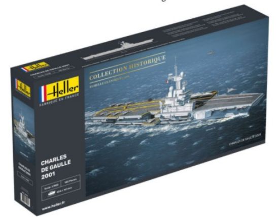 Picture of Heller Charles De Gaulle French Aircraft Carrier -- Plastic Model