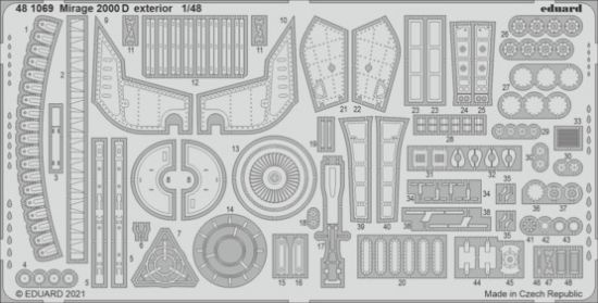 Picture of 1/48 Aircraft- Mirage 2000D Exterior for KIN(D)