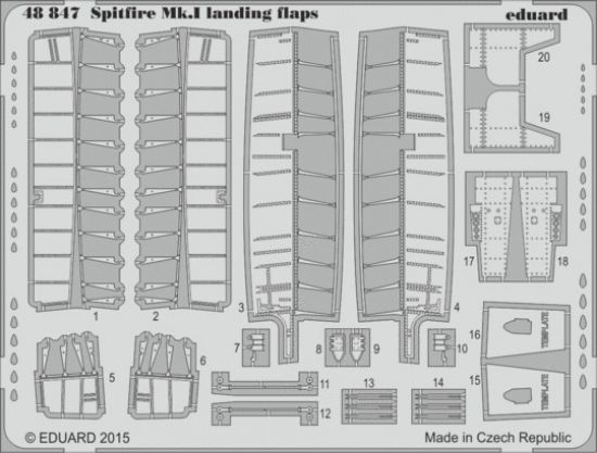Picture of 1/48 Aircraft- Spitfire Mk I Landing Flaps for ARX (D)