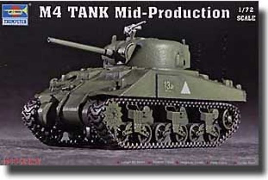 Picture of Trumpeter 1/72 US M4 Sherman Tank, Medium