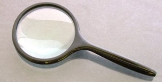 Picture of 4" Round Glass Magnifier 2x Power