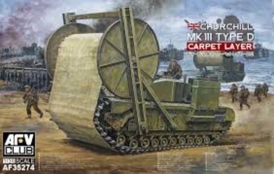 Picture of AFV Club Churchill MK III Type D Carpet Layer -- Plastic Model