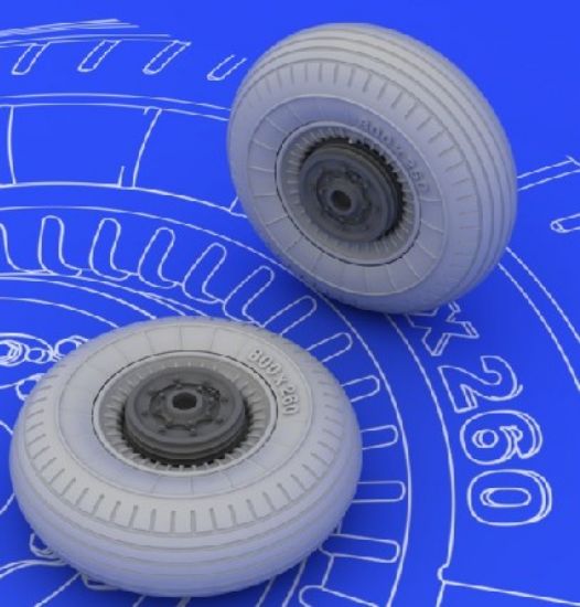 Picture of Ilyushin IL-2 Stormovik Wheels (designed to Be Used with