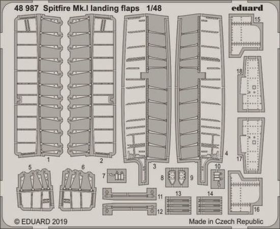 Picture of 1/48 Aircraft- Spitfire Mk I Landing Flaps for TAM (D)